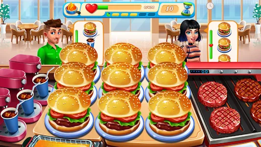 Cooking Train - Food Games screenshot 13