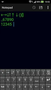 Chemical equation keyboard C screenshot 1