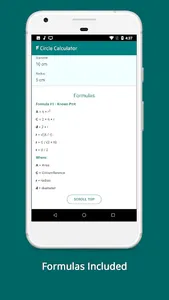 Circle Calculator - Area, Circ screenshot 4
