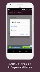 Area of Triangle Calculator screenshot 3