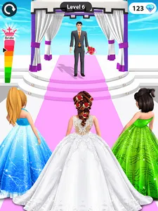 Bride Race: Makeup, Dress up screenshot 19