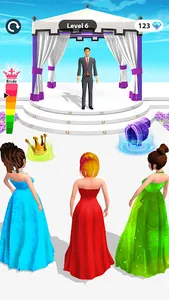 Bride Race: Makeup, Dress up screenshot 7