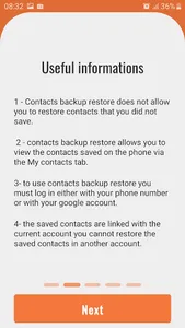 Contacts Backup Restore screenshot 15