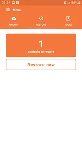 Contacts Backup Restore screenshot 2
