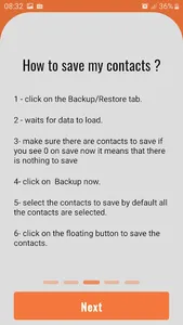 Contacts Backup Restore screenshot 5