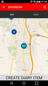My Location Diary screenshot 2