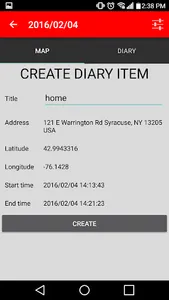 My Location Diary screenshot 3