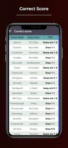 Correct Score Fixed Matches screenshot 7