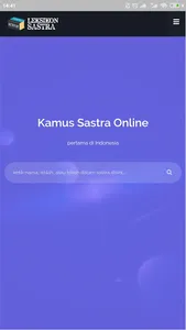 Kamus Sastra Online screenshot 3