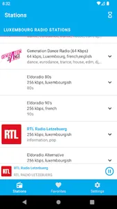 Luxembourg Radio Stations screenshot 0