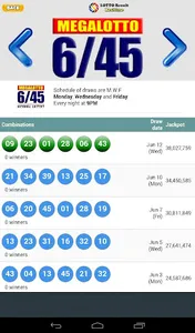 PCSO Lotto Results screenshot 6