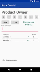 Online room for Scrum Planning screenshot 4