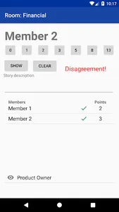 Online room for Scrum Planning screenshot 5