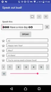 Speak Out Loud, Mobile! screenshot 0