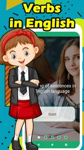 English verbs in sentences screenshot 0