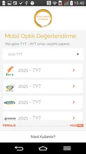 Altın Karma Optik Okuma screenshot 1