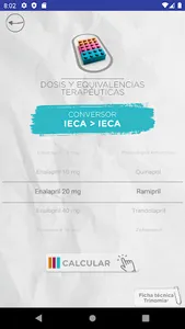 CardioEquivalencias CH screenshot 1