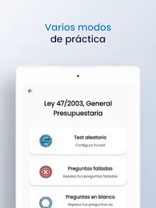 Test de Leyes Oposiciones Pro screenshot 10