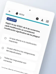 Test de Leyes Oposiciones Pro screenshot 13