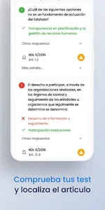 Test de Leyes Oposiciones Pro screenshot 3