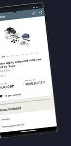 Festool Order app screenshot 1