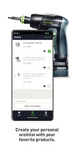 Festool Order app screenshot 4