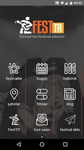 FestTR - Festival Calendar screenshot 1