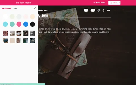 The Open Diaries - Diary, Note screenshot 5