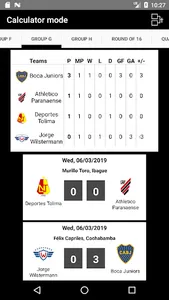 Libertadores Calculator screenshot 0