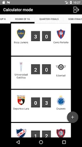 Libertadores Calculator screenshot 2