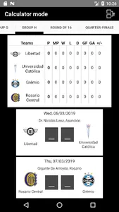 Libertadores Calculator screenshot 3