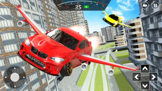 Flying Car Driving Games Sim screenshot 2