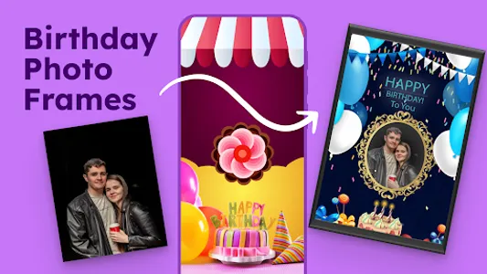 Birthday Photo Frame Maker screenshot 6