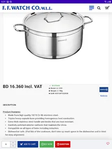 FF Watch Company - Kitchenware screenshot 2