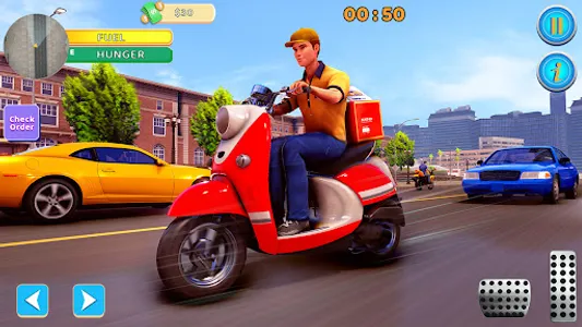 Food Delivery Boy Bike Game 3D screenshot 16