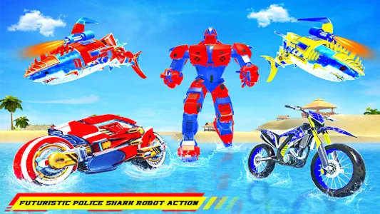 Shark Robot Transform Bike screenshot 16