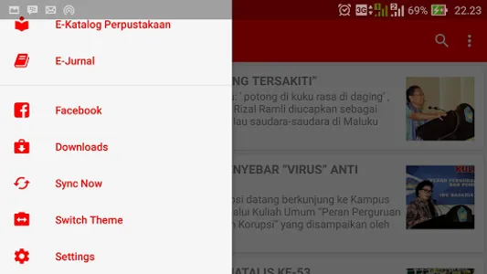 Faculty of Law Unpatti Mobile screenshot 1