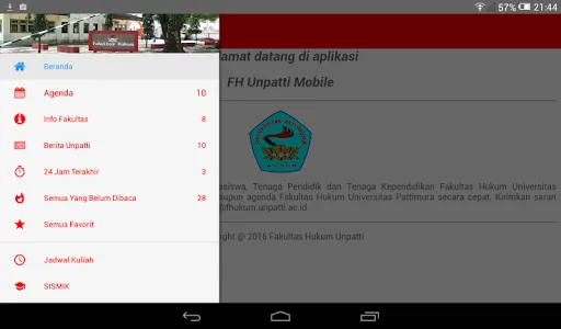 Faculty of Law Unpatti Mobile screenshot 2