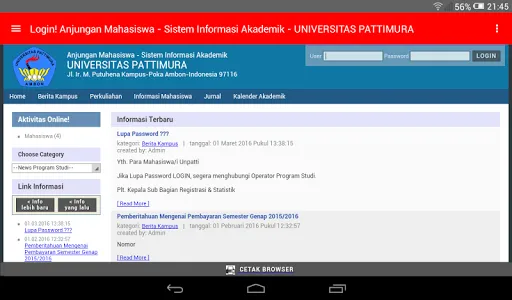 Faculty of Law Unpatti Mobile screenshot 4