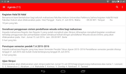 Faculty of Law Unpatti Mobile screenshot 5