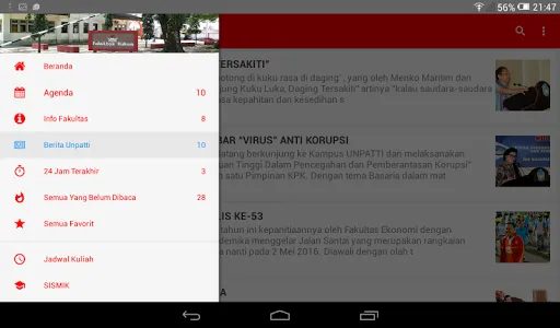 Faculty of Law Unpatti Mobile screenshot 6