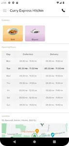 Curry Express Hitchin screenshot 2