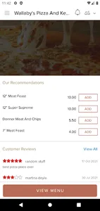 Wallabys Pizza And Kebab screenshot 1