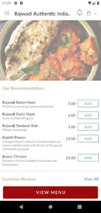 Rajwadi AuthenticIndianCuisine screenshot 1