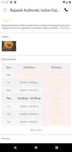 Rajwadi AuthenticIndianCuisine screenshot 3