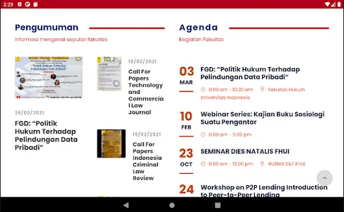 Official Website FH-UI screenshot 3