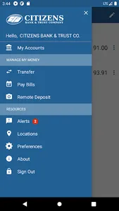 Citizens Bank & Trust Mobile screenshot 1