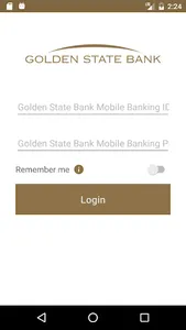 Golden State Bank Mobile Banki screenshot 1