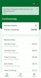 Evergreen Bank Group - Mobile screenshot 1