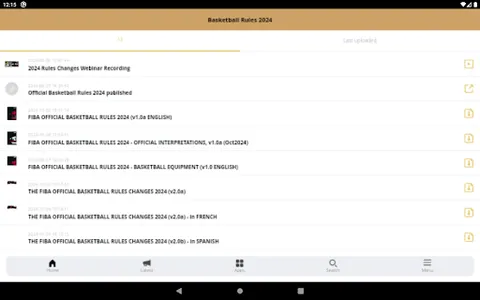 FIBA iRef Library screenshot 12